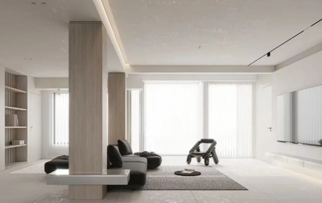 客廳有柱子別愁！實(shí)用裝修方案，顏值與實(shí)用雙在線