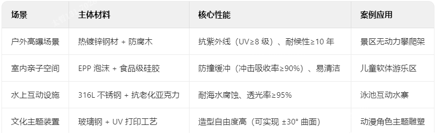 非標(biāo)設(shè)施材料方案