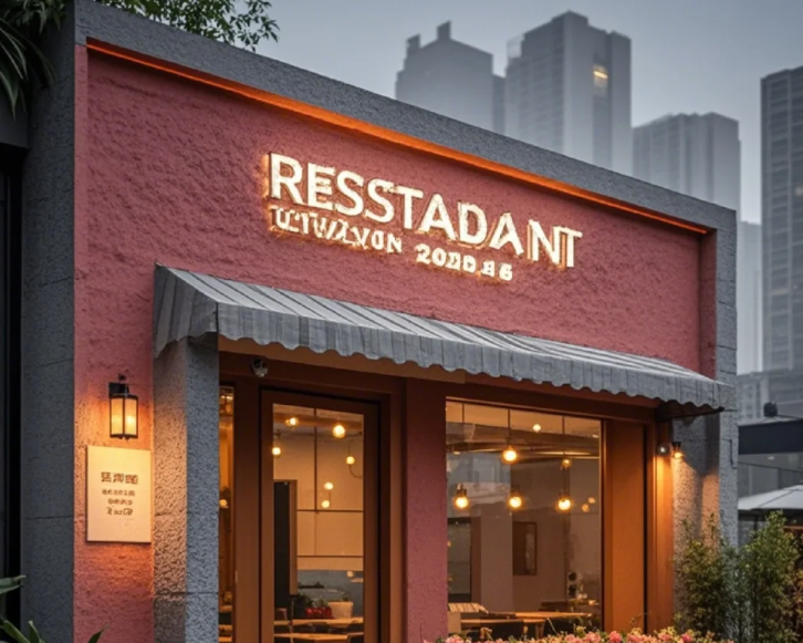 紅色門頭易褪色顯俗？3招破解落地難題