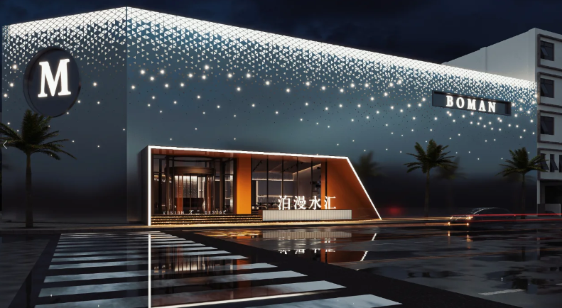 科技公司門頭設(shè)計落地難？3招破解創(chuàng)意痛點(diǎn)