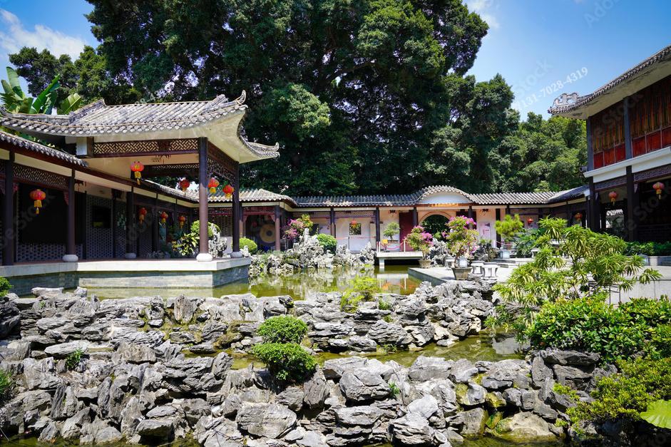 六角石雕涼亭落地難？太哲造型藝術(shù)解地產(chǎn)_園林痛點