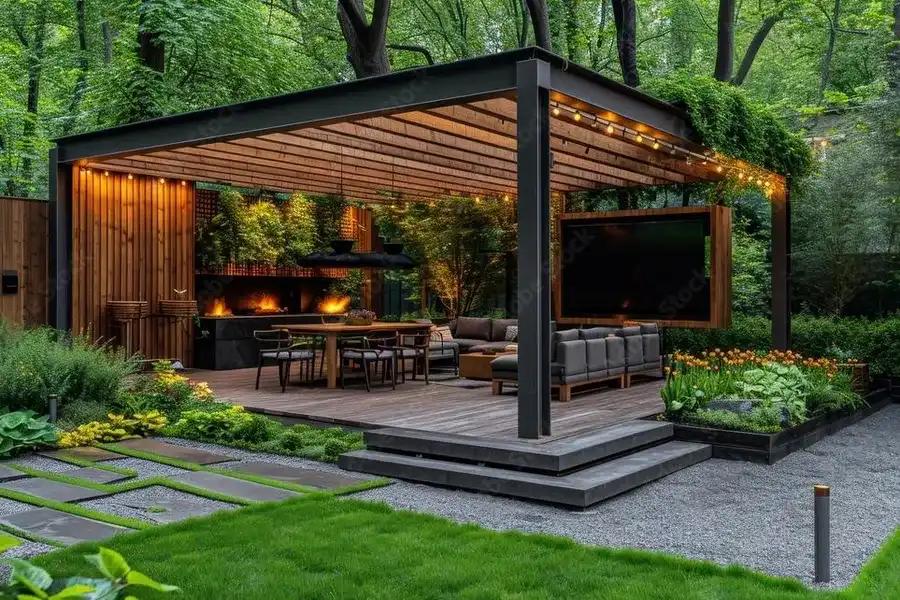 北京防腐木涼亭：破解設(shè)計落地痛點，保障工程品質(zhì)