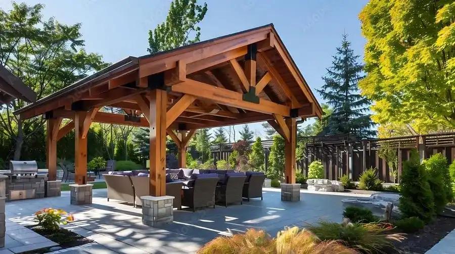 巴中防腐木涼亭：多雨易腐？施工難？這樣避坑更耐用